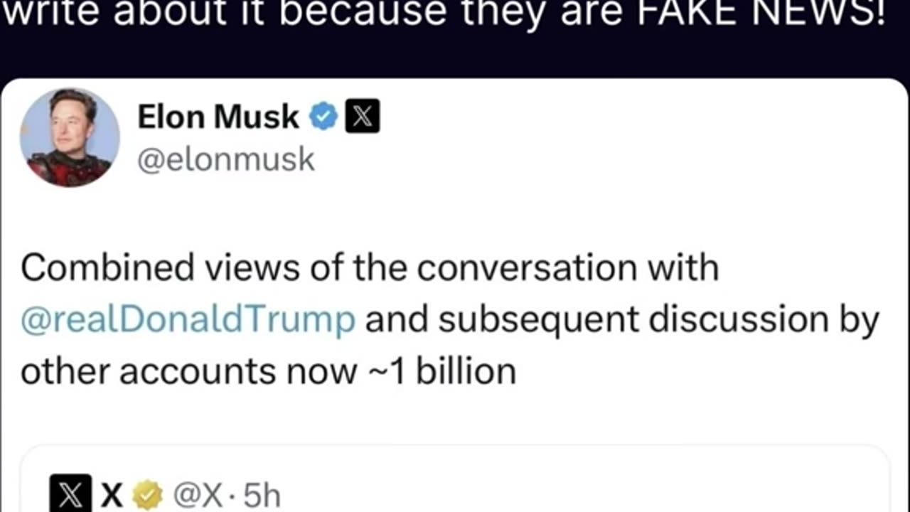 Elon and President Trump