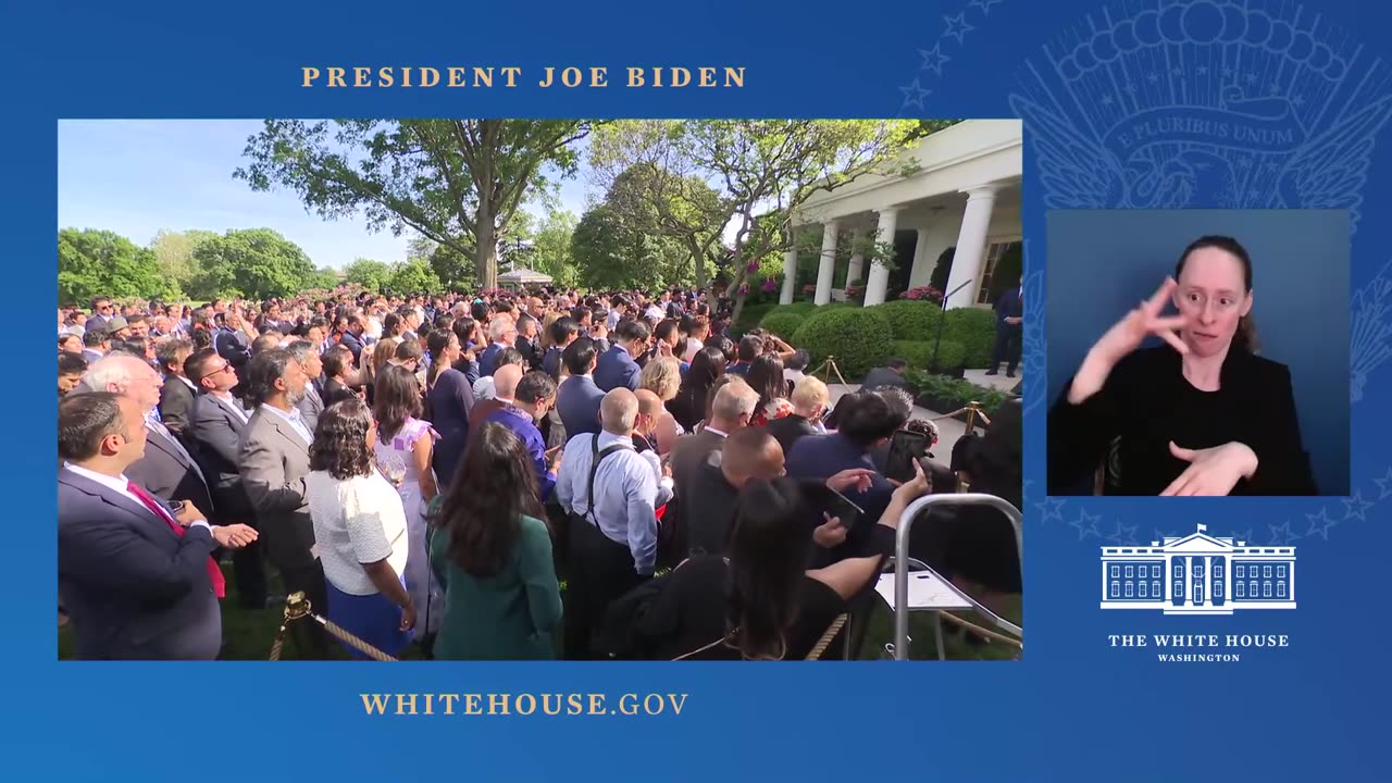 President Biden and Vice President Harris Deliver Remarks at a AANHPI Heritage Month Reception