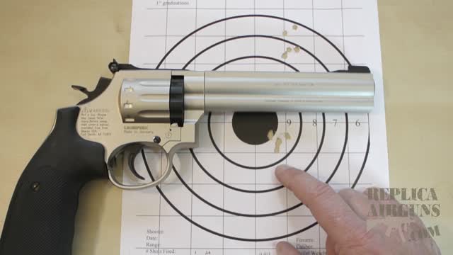 Umarex Smith & Wesson 357 686 CO2 Pellet Revolver Table Top Review