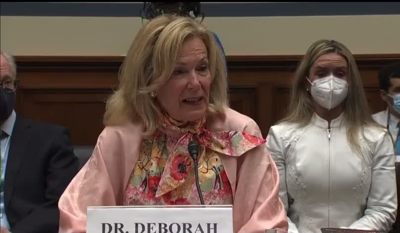 Dr. Deborah Birx Admitting That The White House Lied on Vaccine Transmission