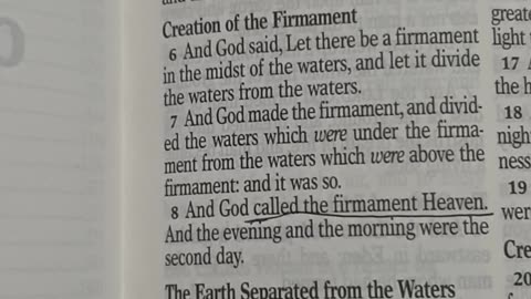 The Firmament In Genesis