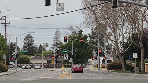 San Francisco train hits ahead of me