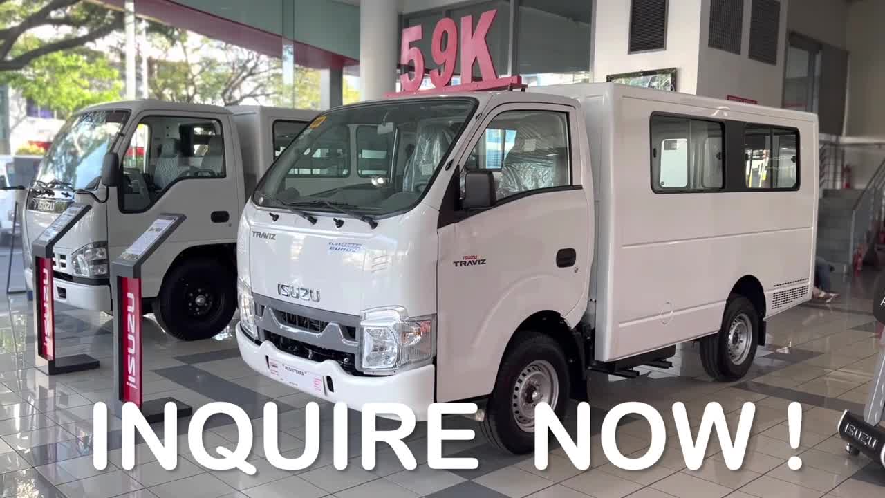 2022 ISUZU TRAVIZ UTILITY VAN WITH DUAL AC | WALK AROUND