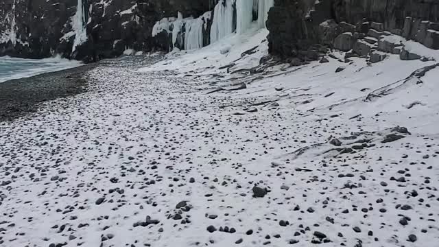 ICE WALL starting at Middle Cove Beach, NL