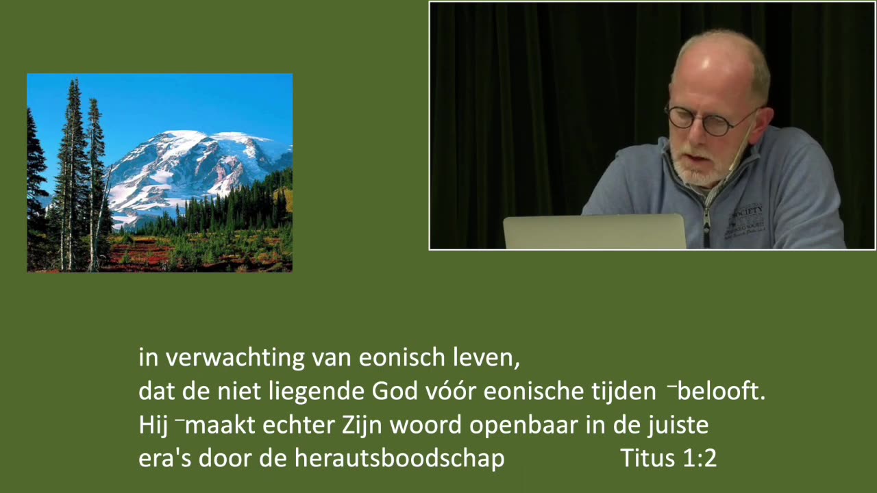 Efeze studie 44a - Gods voornemen van de eonen.