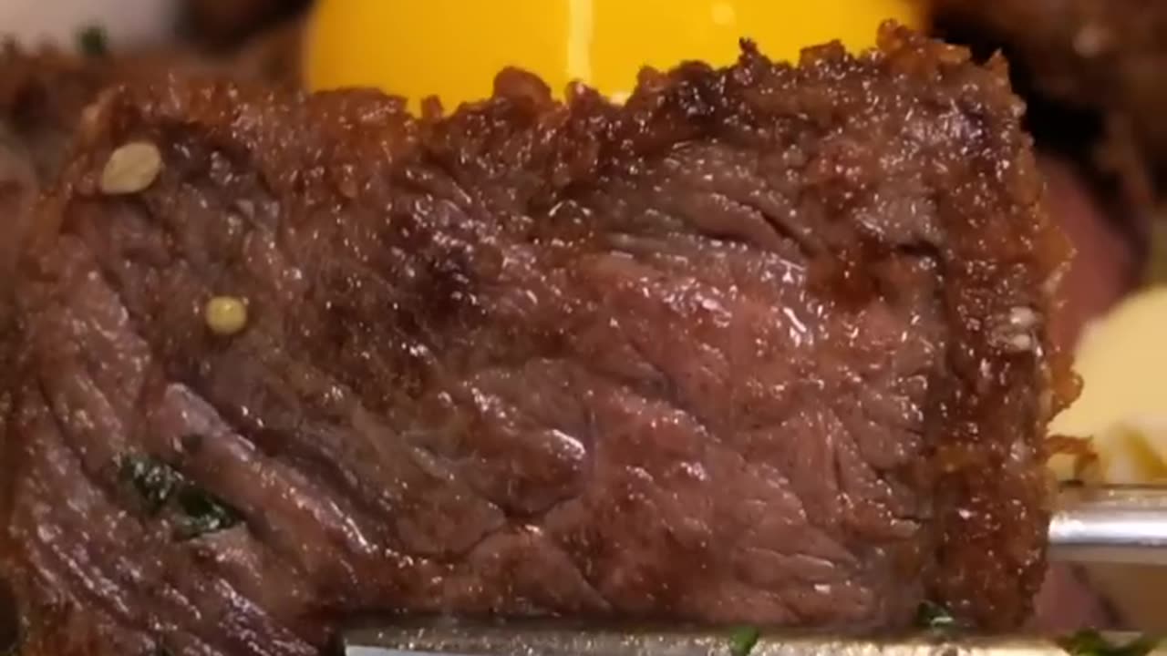 Japanese Deep-Fried Beef Steak - Japanese Street Food