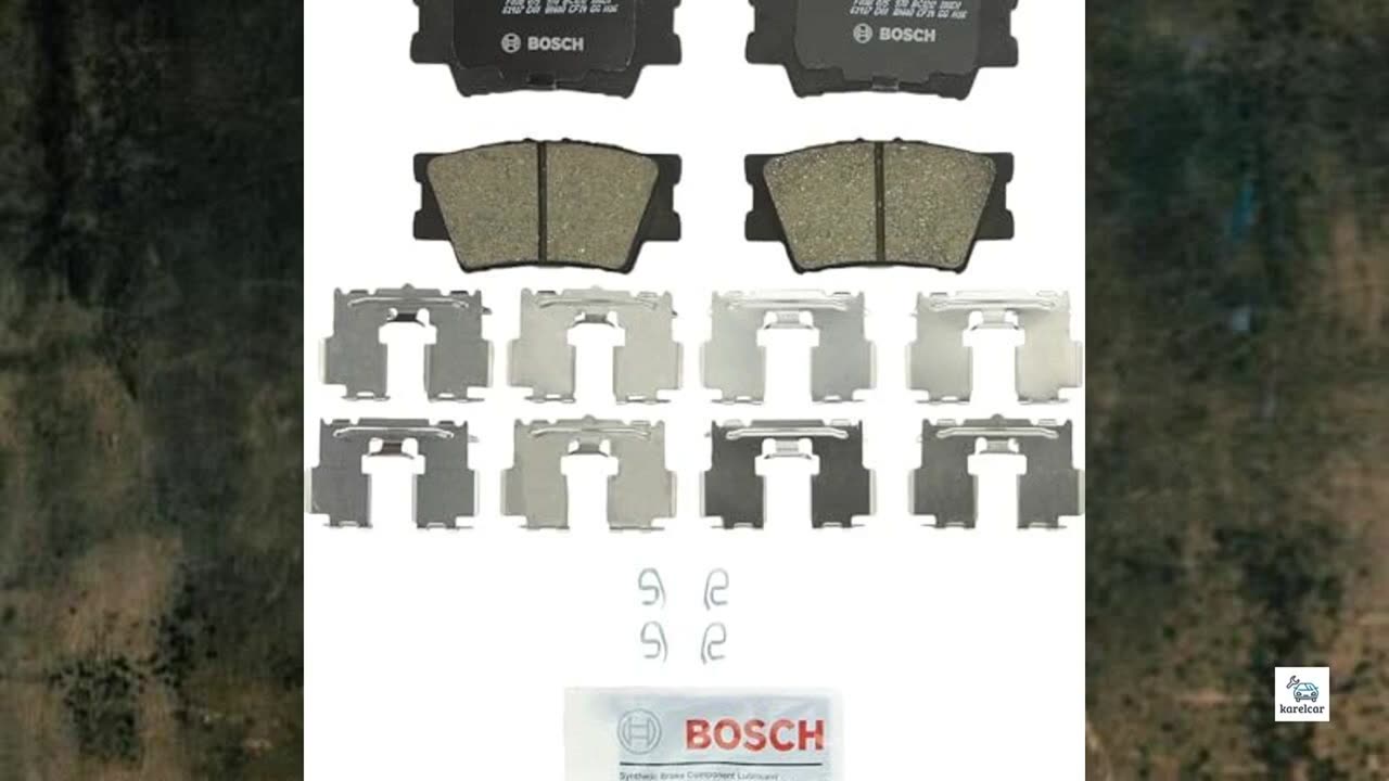 BOSCH BC1212 QuietCast Premium Ceramic Disc Brake Pad Set