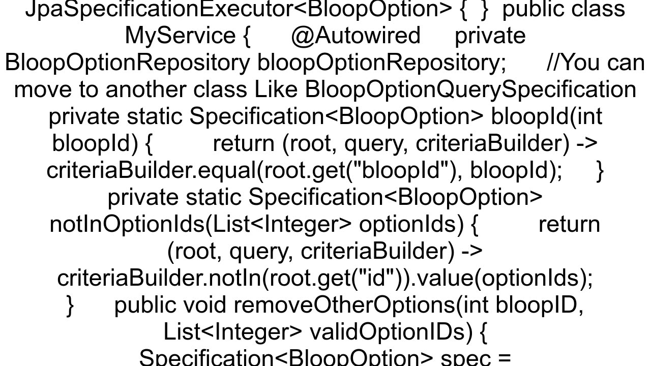 How can I use an SQL 39in39 clause with potentially empty list parameter in Java JPA