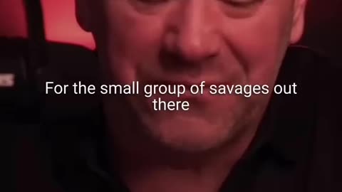 Dana White - You're a f*cking savage (Motivational speech)