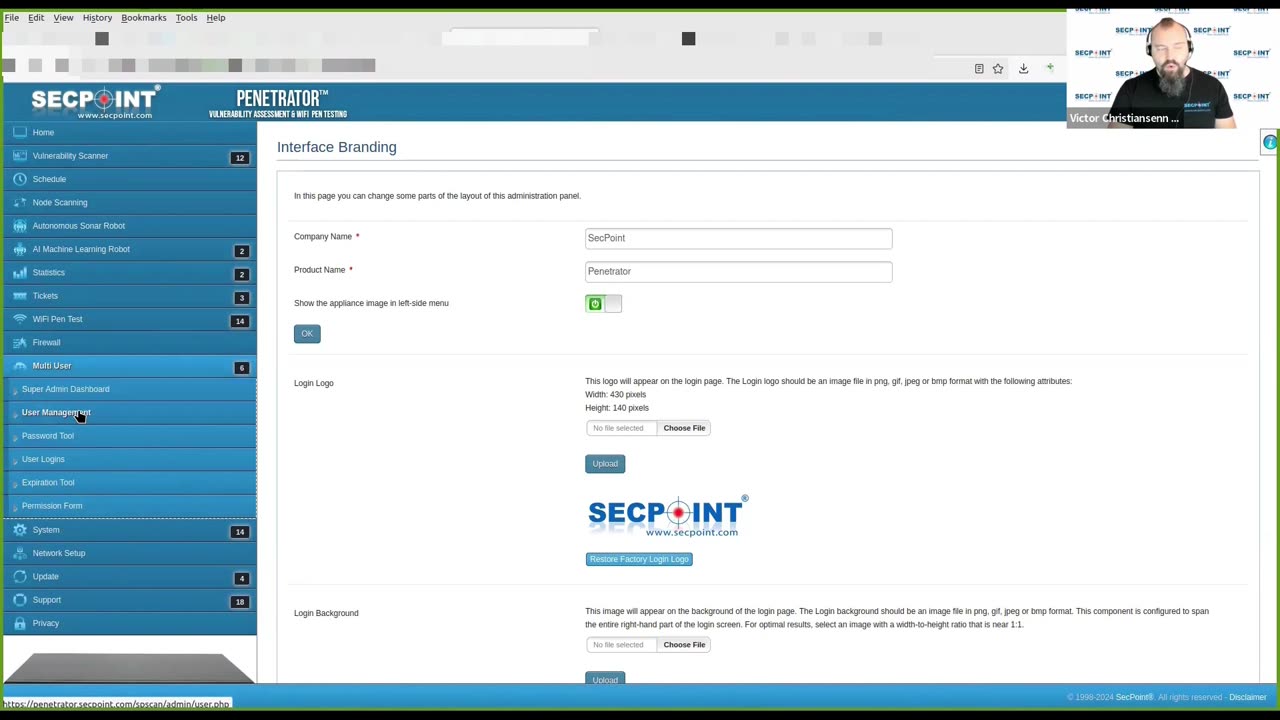 SecPoint Penetrator Vulnerability Scanner Report Whitelabel MSP Functionality