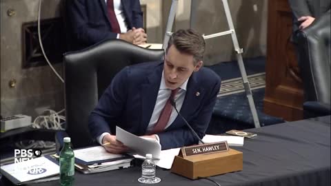 Josh Hawley grills FBI director Christopher Wray over going on vacation