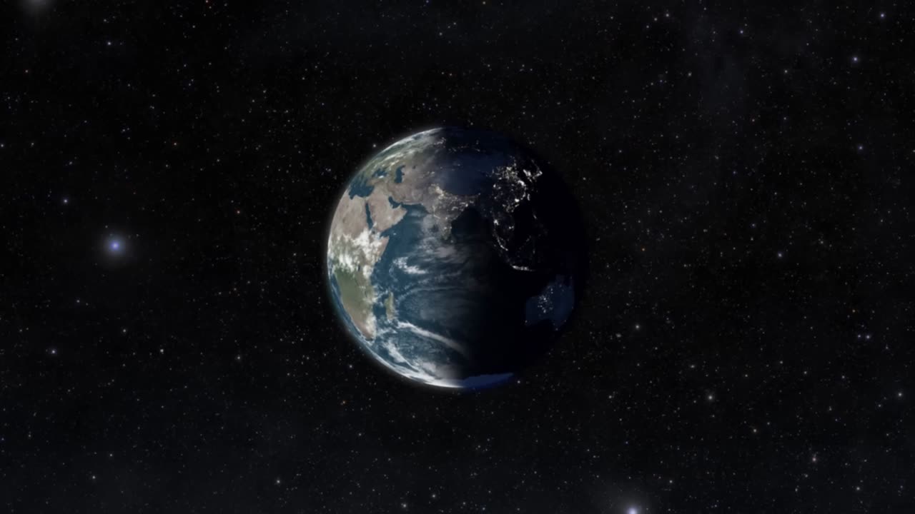 Earth in space 4k