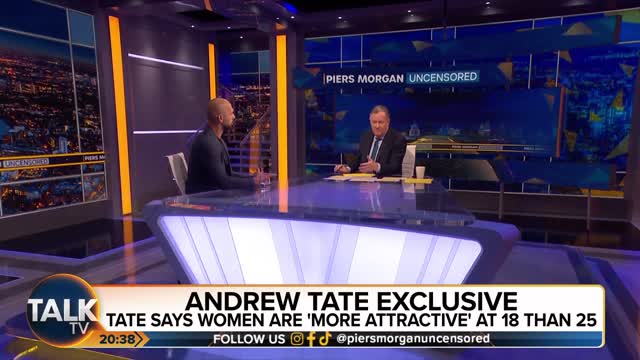 Andrew Tate Sits Down With Piers Morgan 05/10/2022