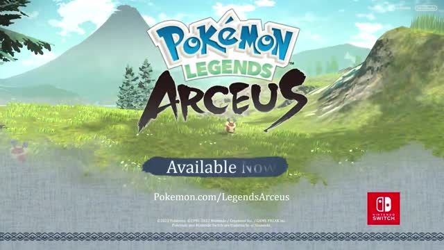 Pokemon Legends: Arceus - Official Live-Action Trailer