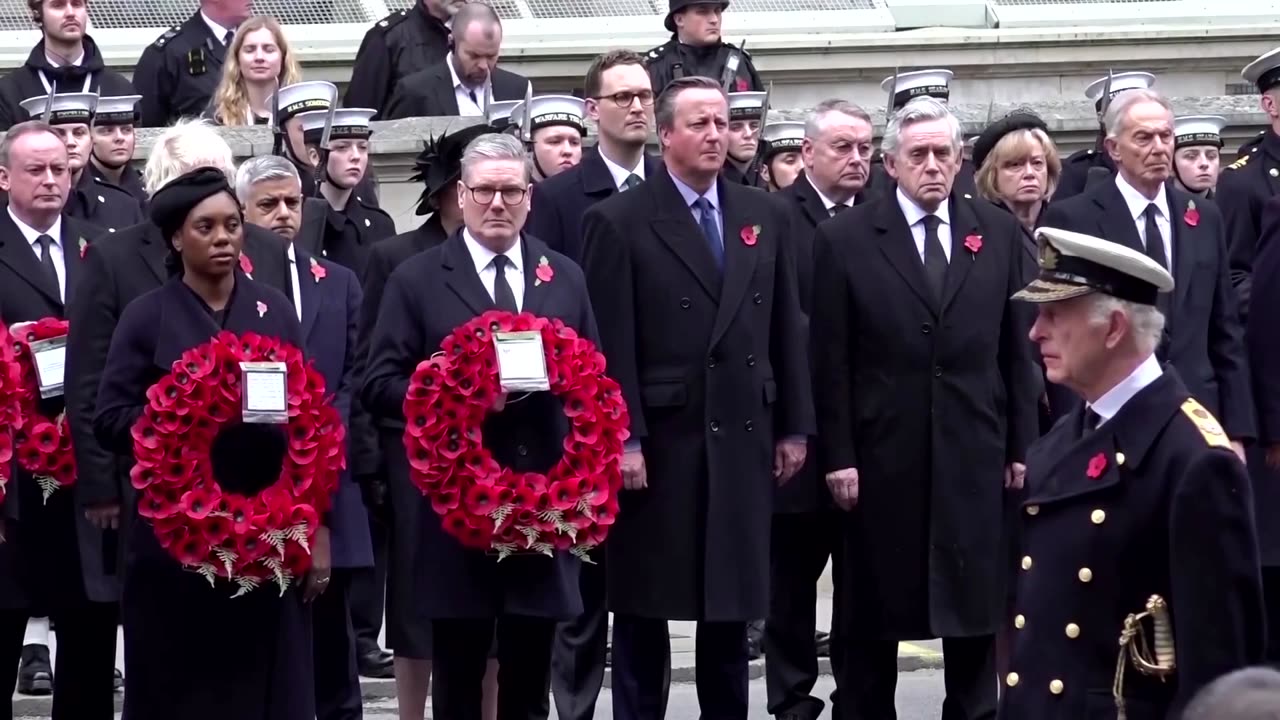 Britain's King Charles leads Remembrance Day ceremony