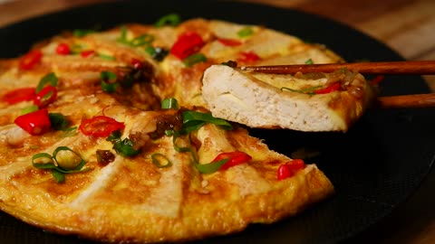Tofu omelette