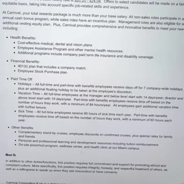 Carnival Is Hiring Remote Positions 2023 | WFH University