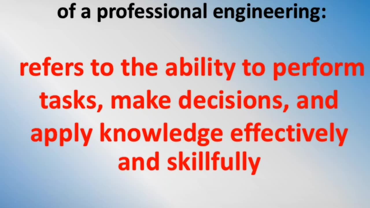 Practice competently in the context of a professional engineering