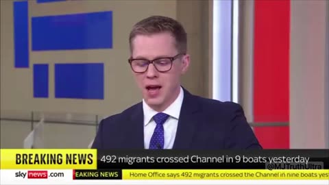 UK - 492 Illegal Aliens crossed the Channel in Nine Boats yesterday, the Home Office says