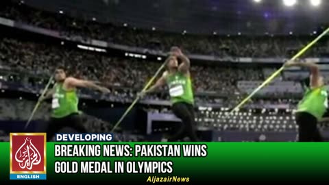 BREAKING NEWS: Pakistan Wins Gold Medal In Olympics | Arshad Nadeem | Javelin | AljazairNews