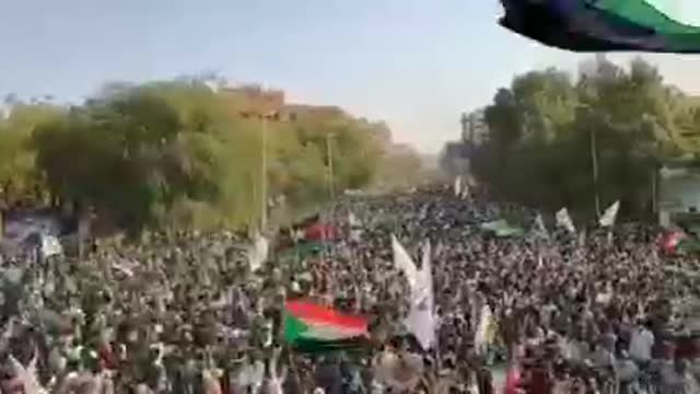 Massive Protest In Khartoum, Sudan