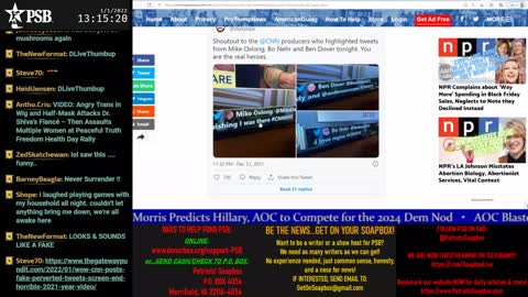 2022-01-01 13:00 EST - PSB Movie Time: