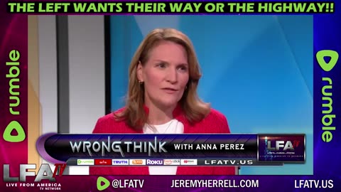 LFA TV CLIP: IT'S THE LEFT'S WAY OR THE HIGHWAY!