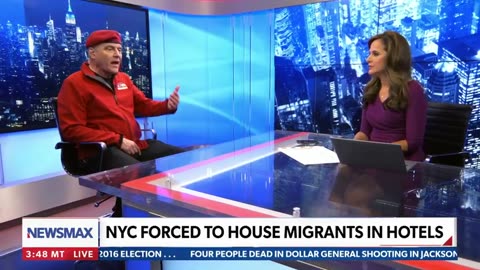 Newsmax - Sliwa: Eric Adams is the 'mayor of the illegal aliens'