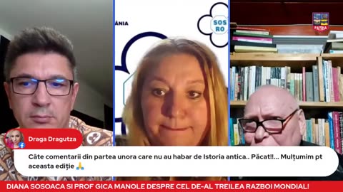 DIANA ȘOȘOACĂ ȘI PROF. GICĂ MANOLE DESPRE CEL DE-AL TREILEA RĂZBOI MONDIAL