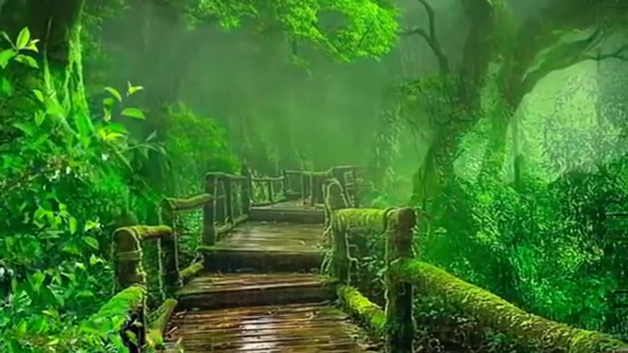 Beautiful nature forest