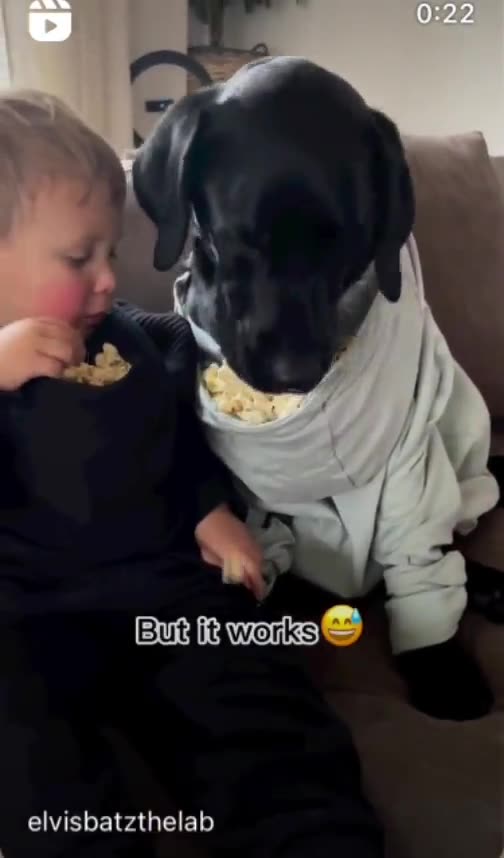 When you watch a movie with popcorn