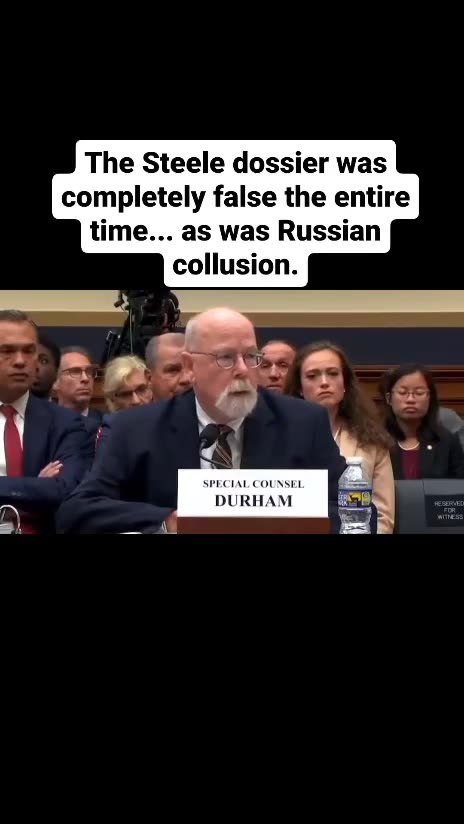 NOT SHOCKING: The Steele Dossier and Russian Collusion was COMPLETELY FALSE