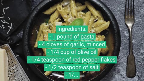 Quick and delicious Pasta recipe