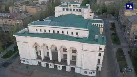 Donbass Opera Theatre working under Ukrainian shelling