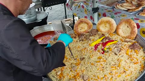 How is Uzbek Pilaf prepared?