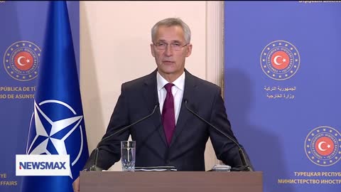 The head of NATO is condemning efforts by Russia and Iran