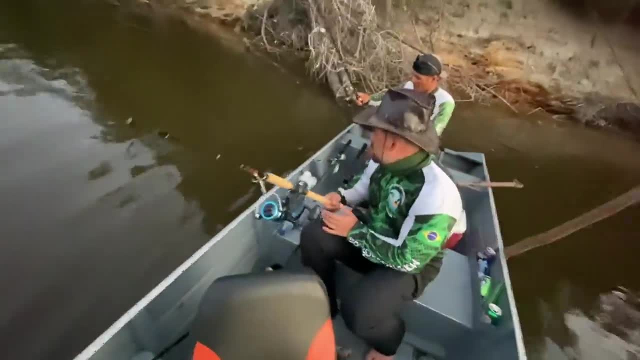 GIANT RIVER STINGRAY CAUGHT in the AMAZON! *VENOMOUS*