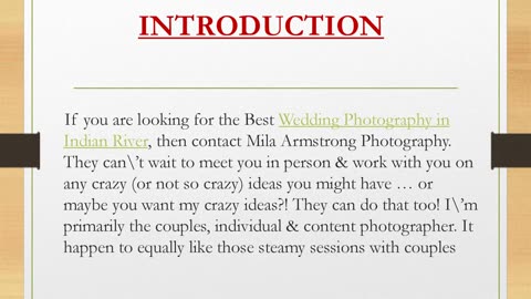 Best Wedding Photography in Indian River