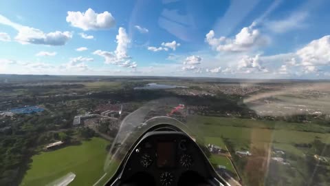 Low Level Crocodile Inspection by Glider - South Africa