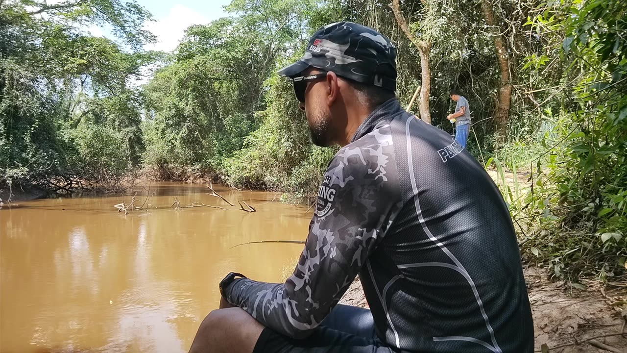 INCRÍVEL COMO ESSE RIO ESTA INFESTADO.........PESCARIA RIO PIRAPITINGUI