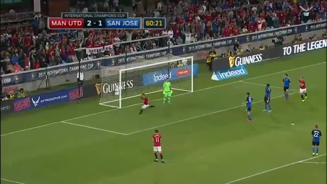 Andreas Pereira adds to Manchester United lead - 2015 International Champions Cup Highlights