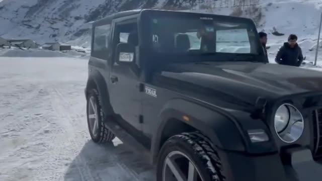 Mahindra Thar 💪💪 black lubicon car