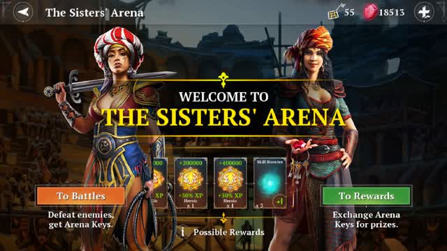 Iron Blade Sisters Arena Trick