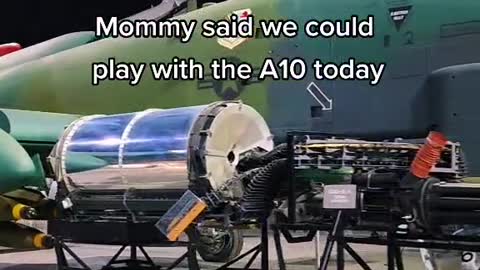 Mommy said we could play with the A10 today