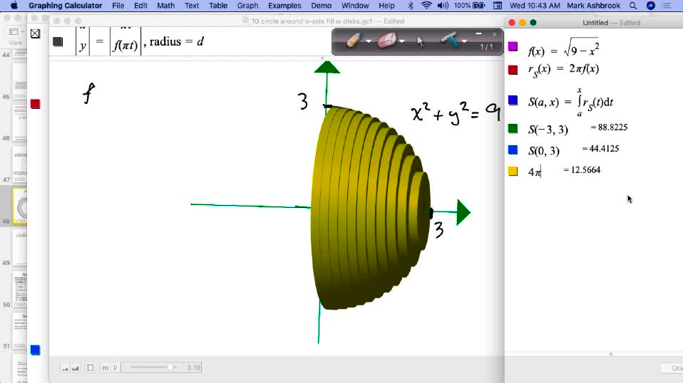 MAT 271 Wed Sep 15: Arc Length & Surface Area Intro