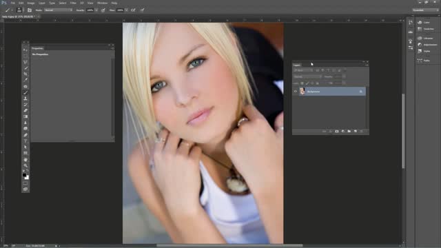 Photoshop Tutorial - Darkening Areas on the Face