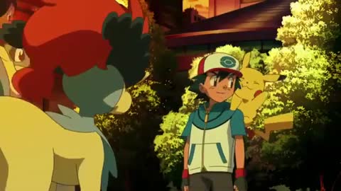 Pokemon Keldeo Movie: The BW trio introduce themselves to Keldeo