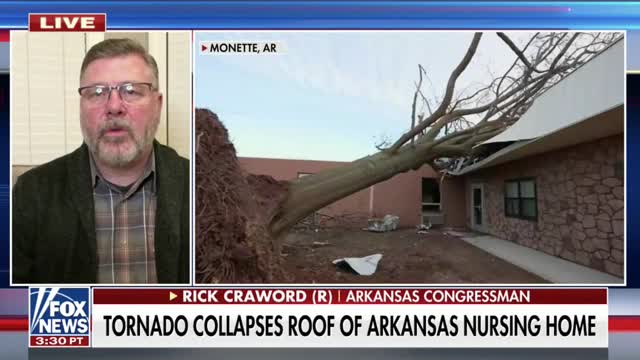 Rep. Crawford Joins Fox Report to Talk Tornado Damage