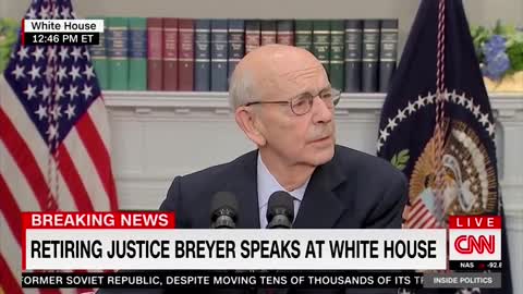 Justice Breyer Looks Incredibly Sharp Compared to Biden at Retirement Speech