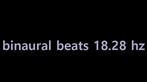 binaural beats 18 28 hz